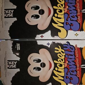 Family Keychain - Black and White